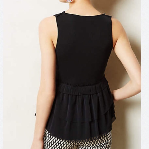 Anthropologie Deletta Ruffle Tank, size xs - Picture 2 of 5