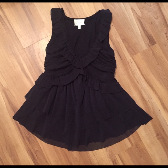 Anthropologie Deletta Ruffle Tank, size xs - Picture 3 of 5