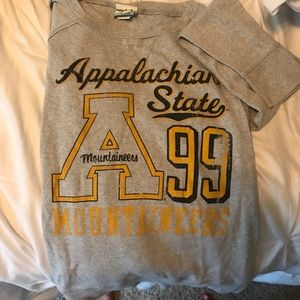 Appalachian state vintage look sweater