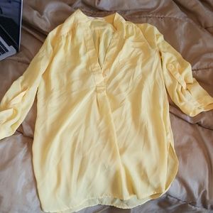 Cute Collared Button Up Blouse