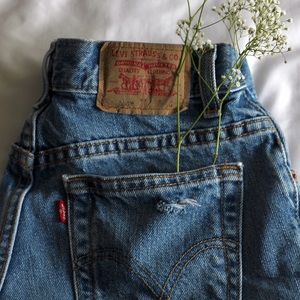 Vintage high waisted Levi shorts