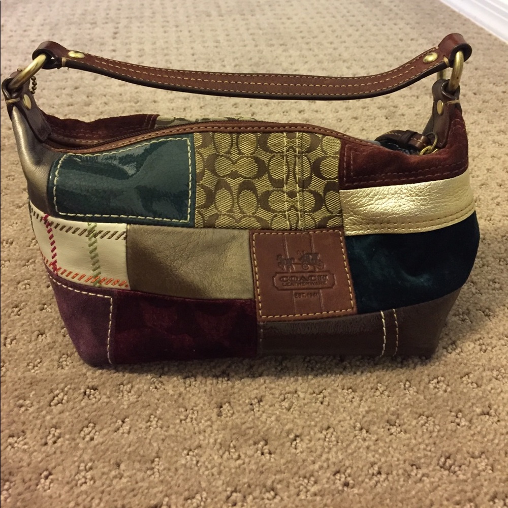 Rare Coach Patchwork Mini Handbag