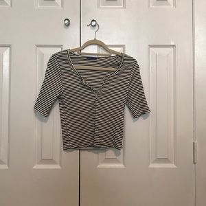 Striped short sleeve tee