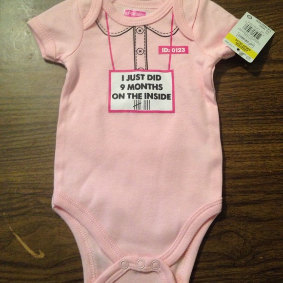 just did 9 months on the inside onesie
