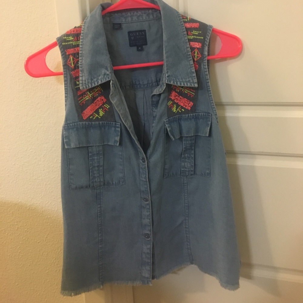 Guess Jean Tank Top