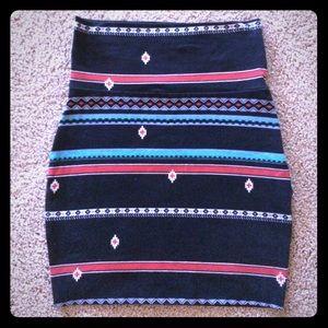 Skirt with Indian style