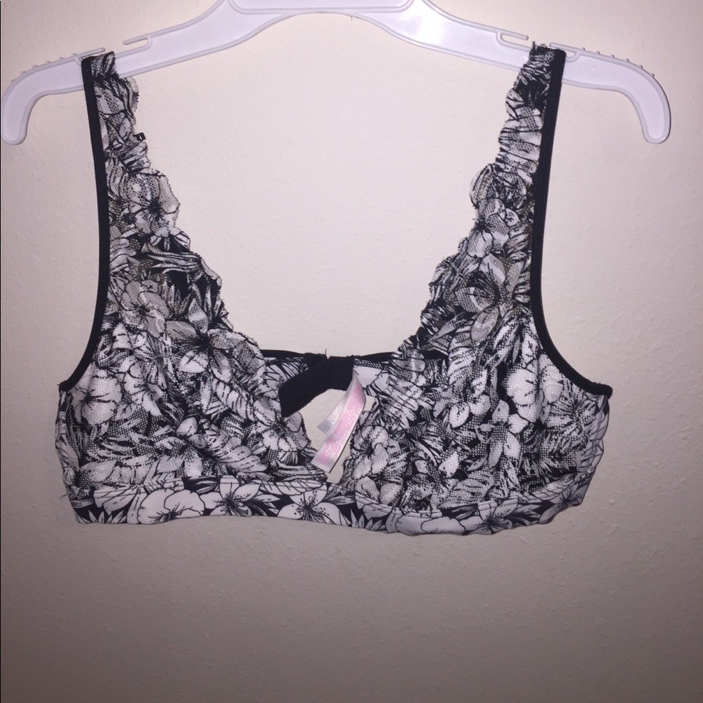 Victoria's Secret PINK lace plunge bralette