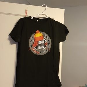 Futurama Bender women's tee shirt.