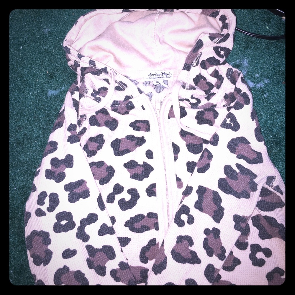 Leopard thermal Hoodie