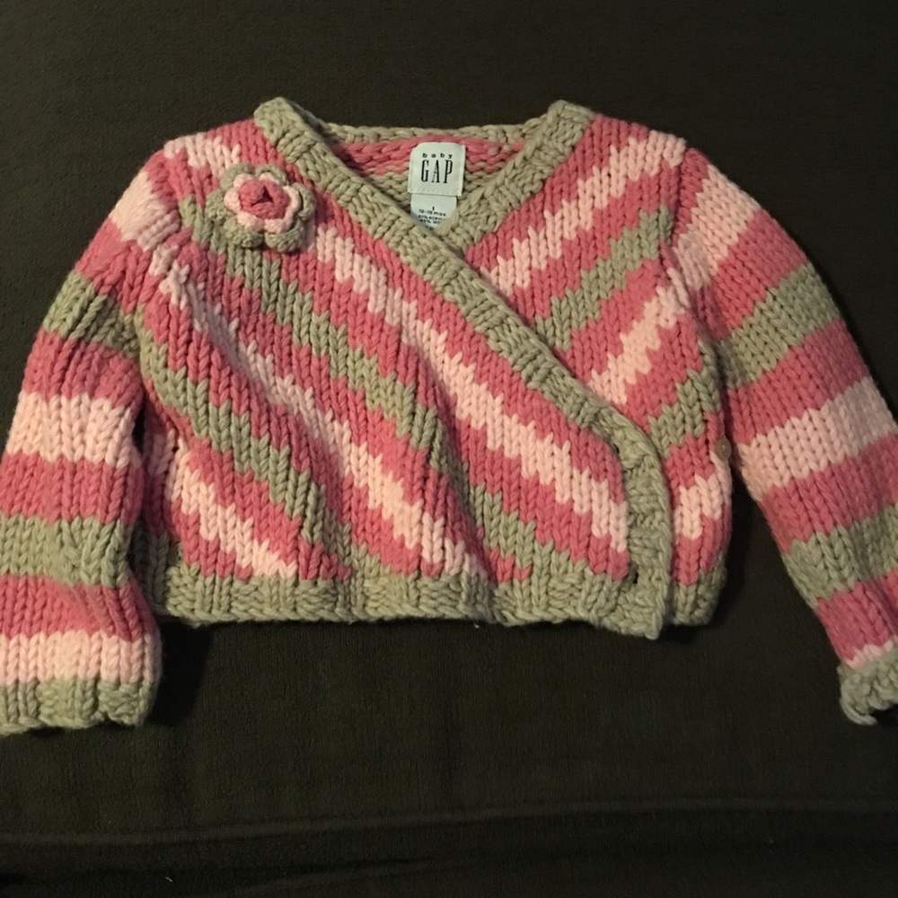 Baby girl knitted Gap sweater
