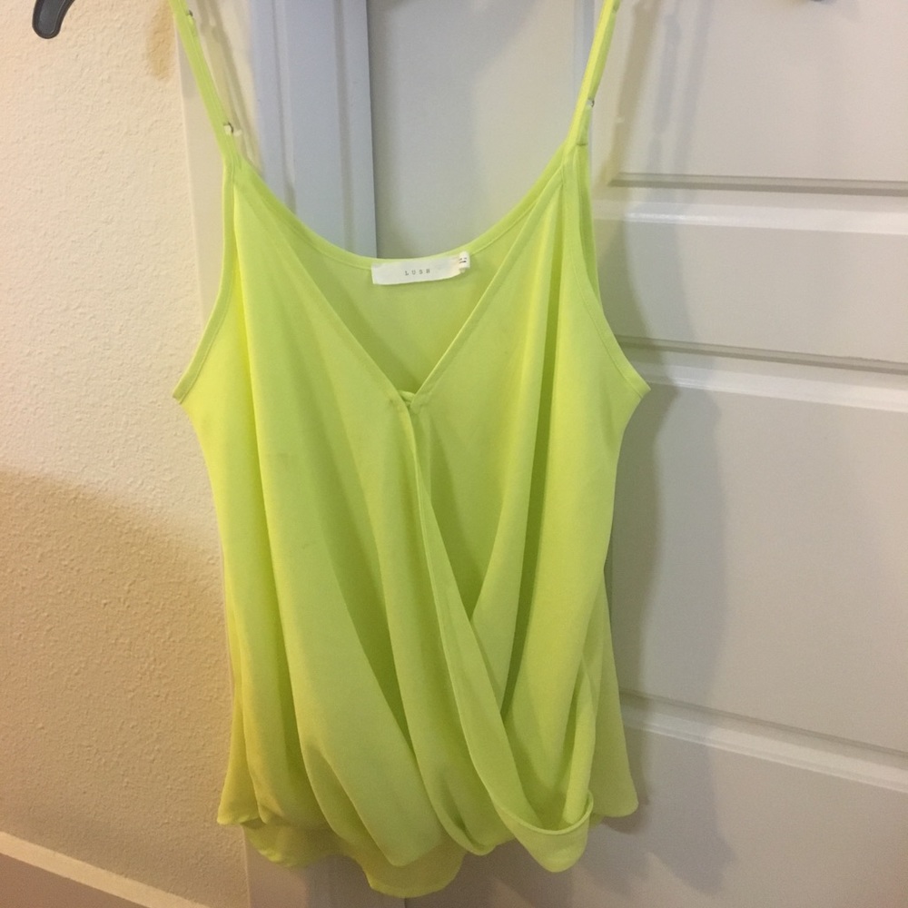 Lime Green Nordstrom Tank Top