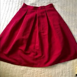 NY&C Magenta A-line skirt NWT
