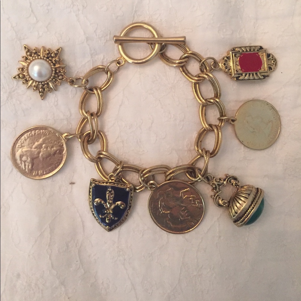 Roman inspired charm bracelet!
