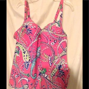 Lane Bryant swim tank  built in bra size 44C