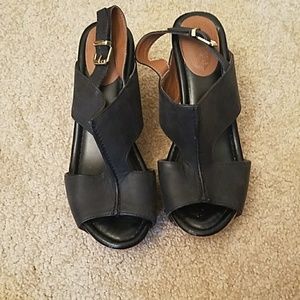 Black cork wedges
