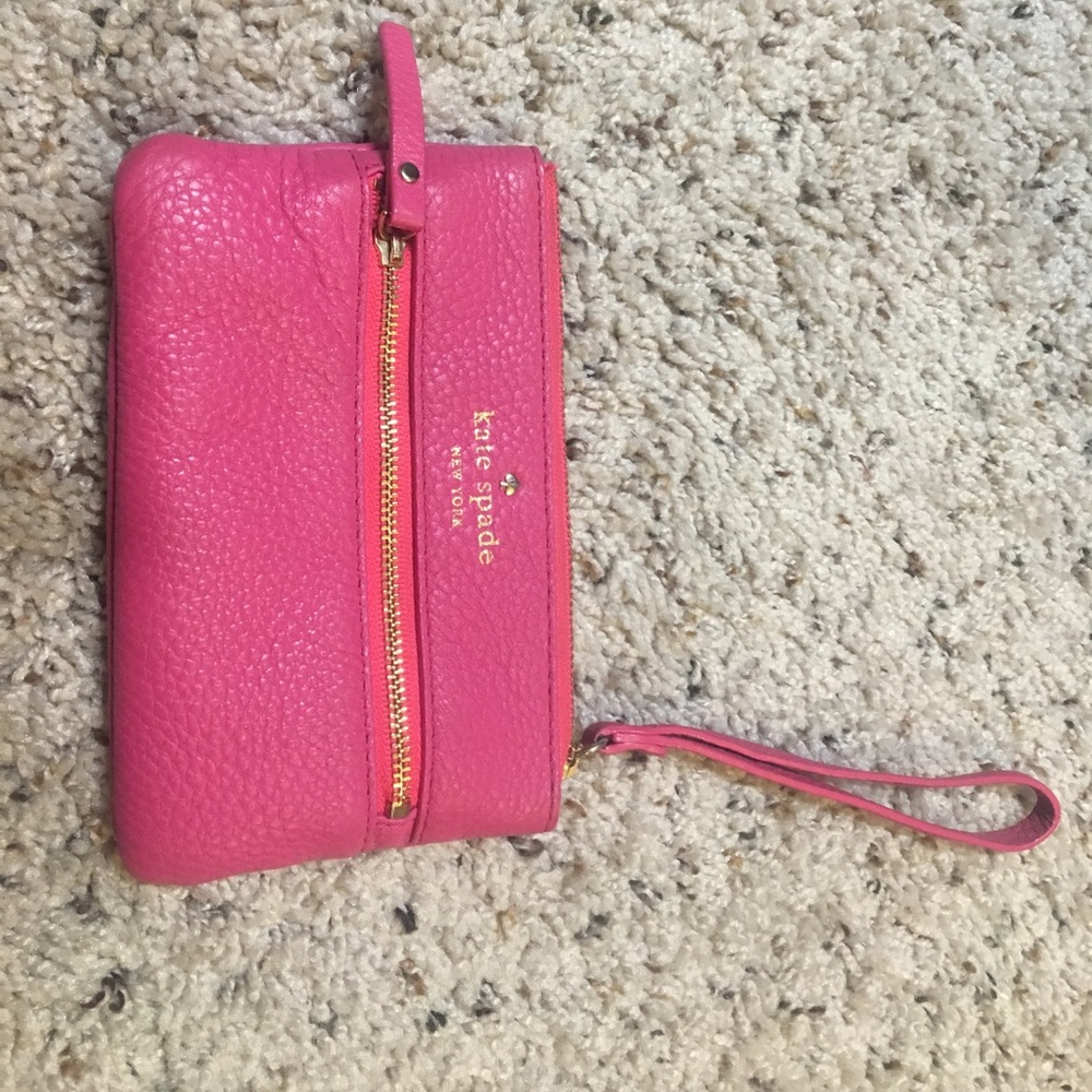 Pink Kate Spade Wristlet