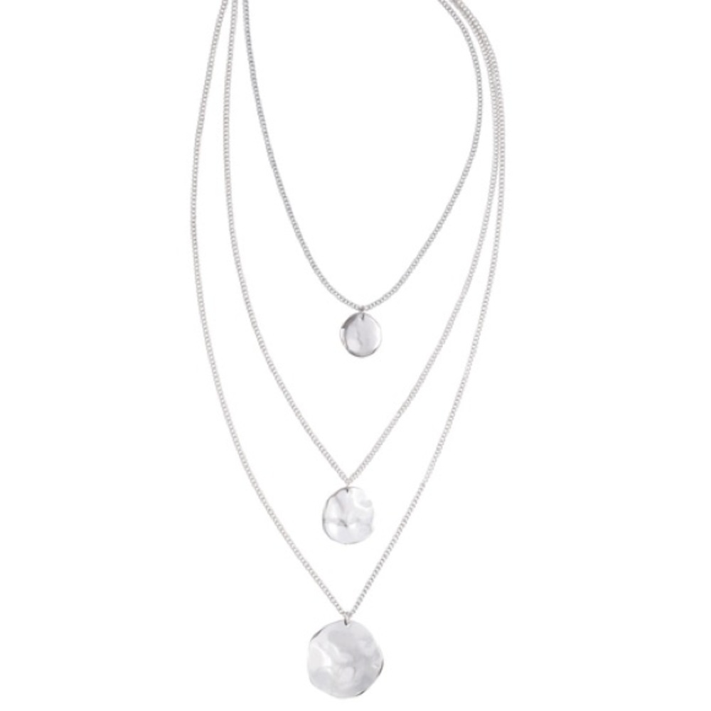 Chloe + Isabel Three Row Paillette Pendant