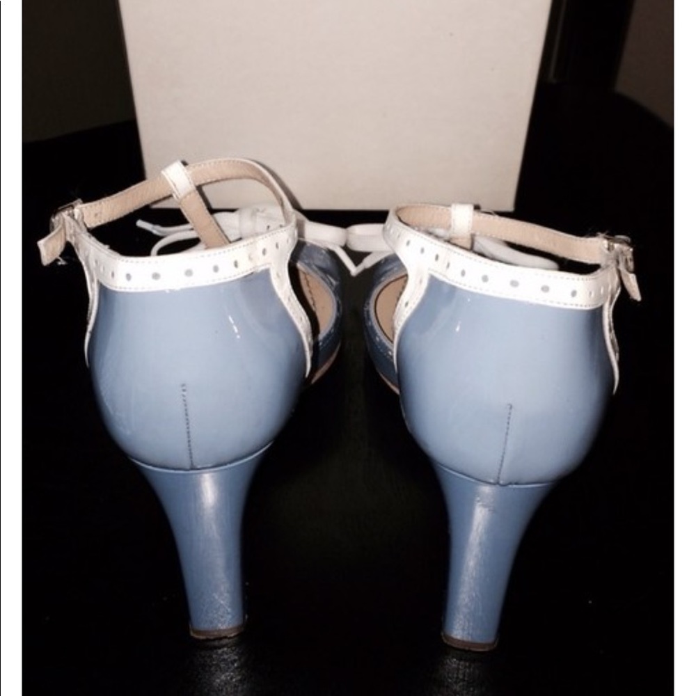 (SOLD)Dolce & Gabbana Mary Jane Saddle Platforms - Picture 4 of 7