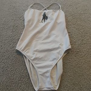 Ralph Lauren white swim suit size 10
