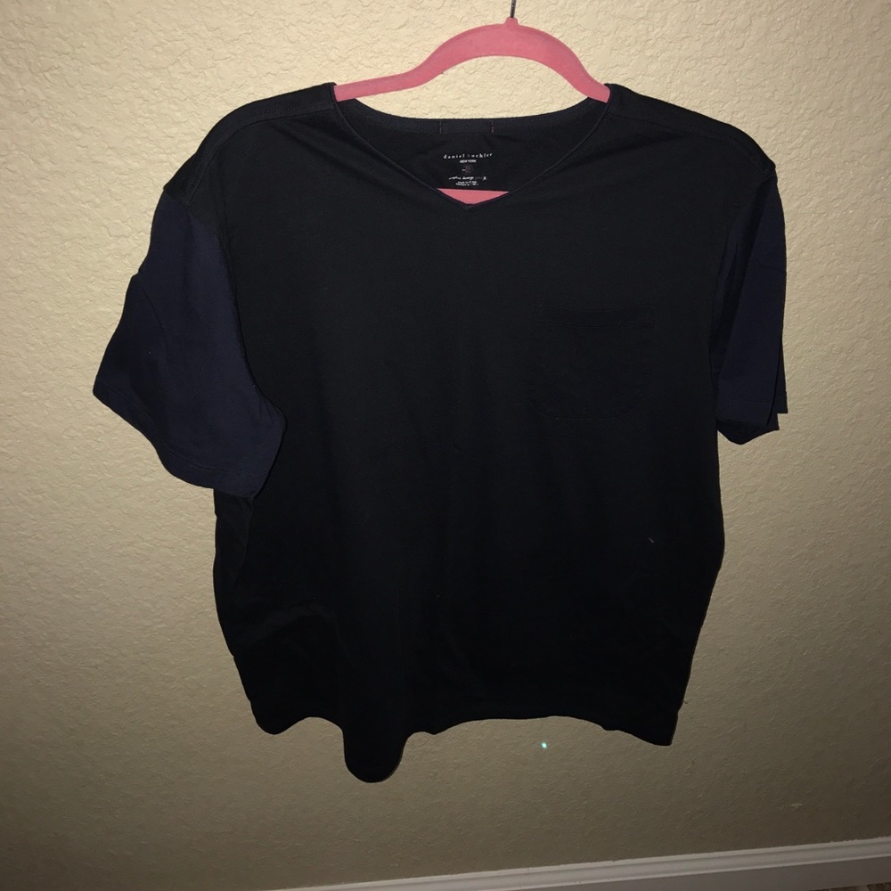 Premium quality black t shirt with pocket