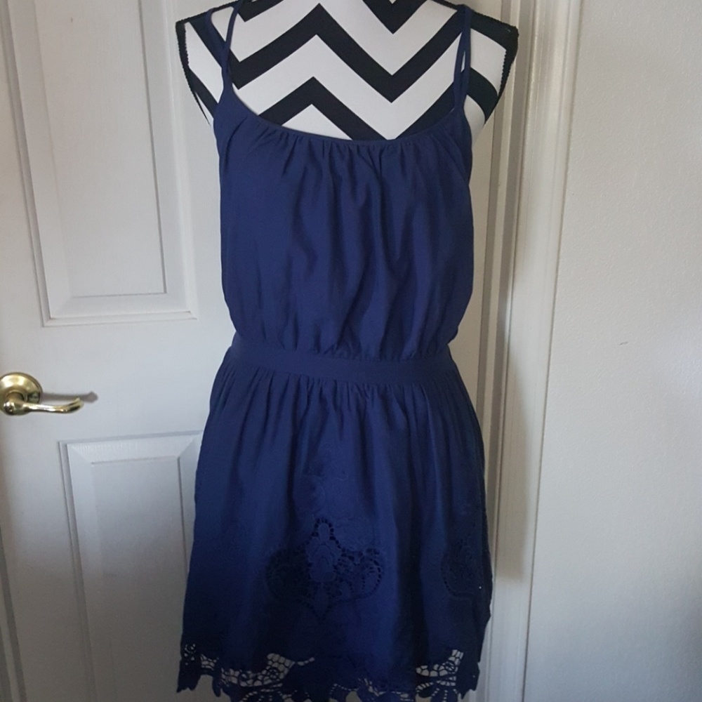 navy VS summer dress