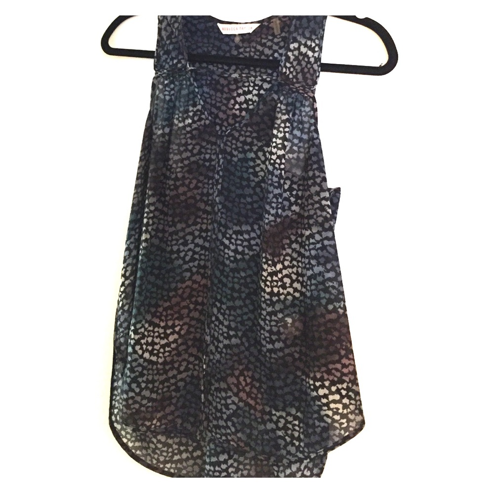 Rebecca Taylor Cheetah Ombré Dyed Top 6