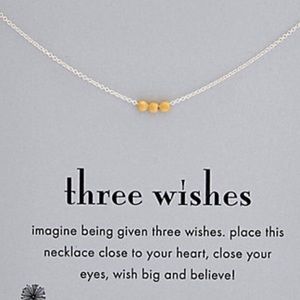 Dogeared three wishes necklace