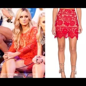 For love and lemon two piece set red