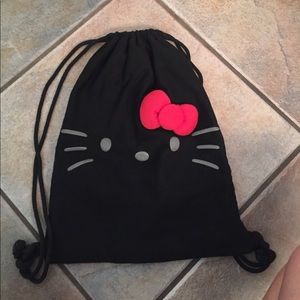 Hello kitty drawstring backpack