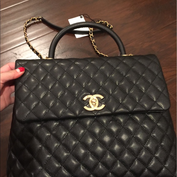 chanel coco handle large
