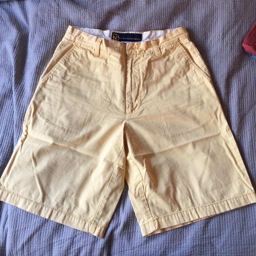 Yellow Nautical shorts
