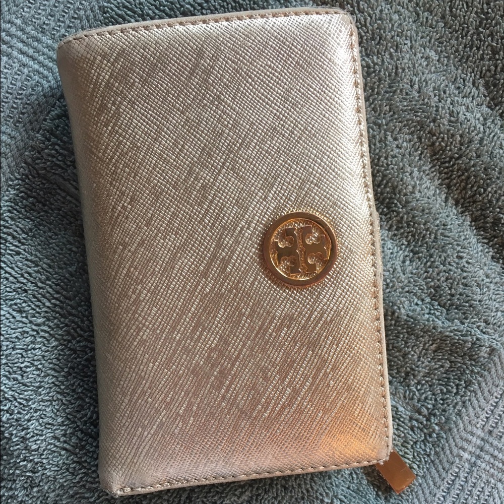small gold TORY BURCH wallet