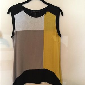 Color block blouse