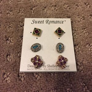 Canterbury Earring Trio E636 | Sweet Romance