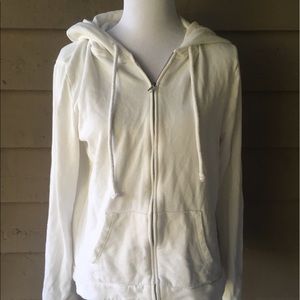 Abercrombie & Fitch White Hoodie