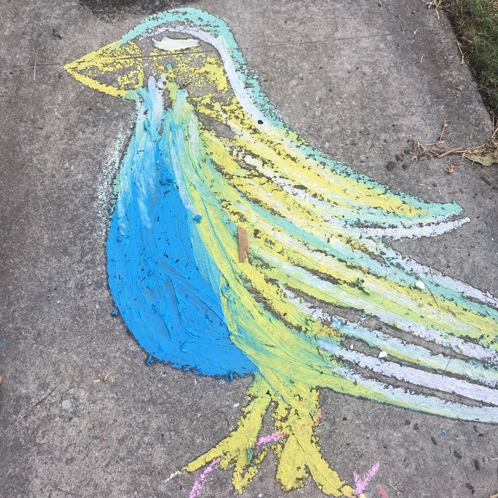 Artistic rendering of a finch