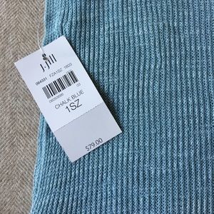 J.Jill Chalk Blue Chalk Poncho
