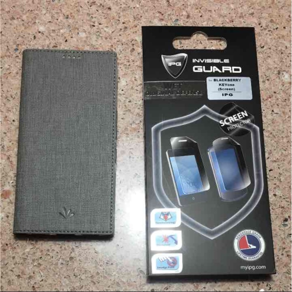 Blackberry KEYone case and screen protector