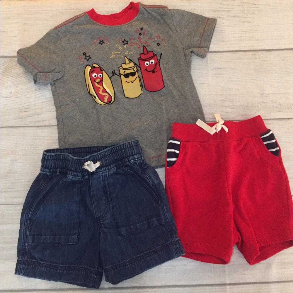 Boys Hanna Anderson Sz 90 Set