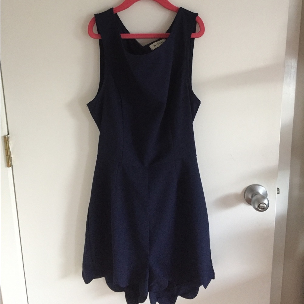 Monteau Scalloped Romper
