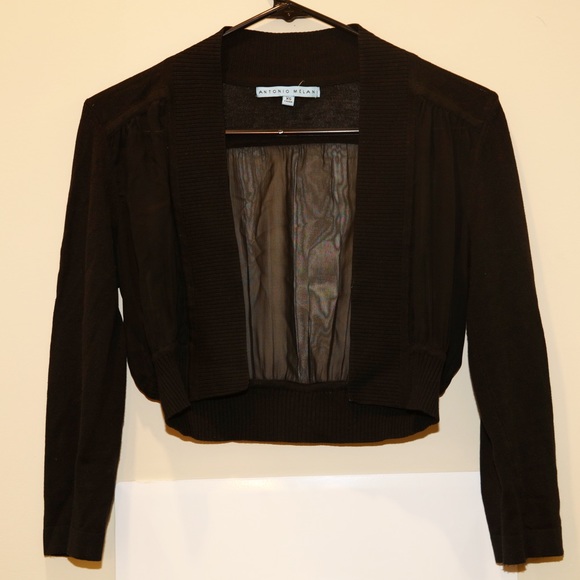 ANTONIO MELANI Sweaters - Silk designer shrug