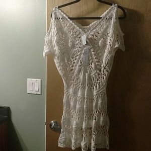Crochet bathing suit cover up