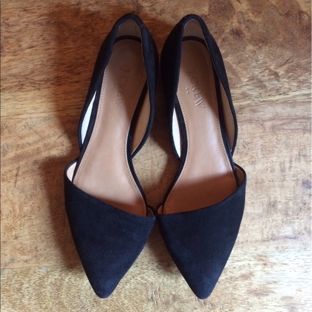 ⚡️FLASH SALE! J.Crew Factory Black Suede  Flats