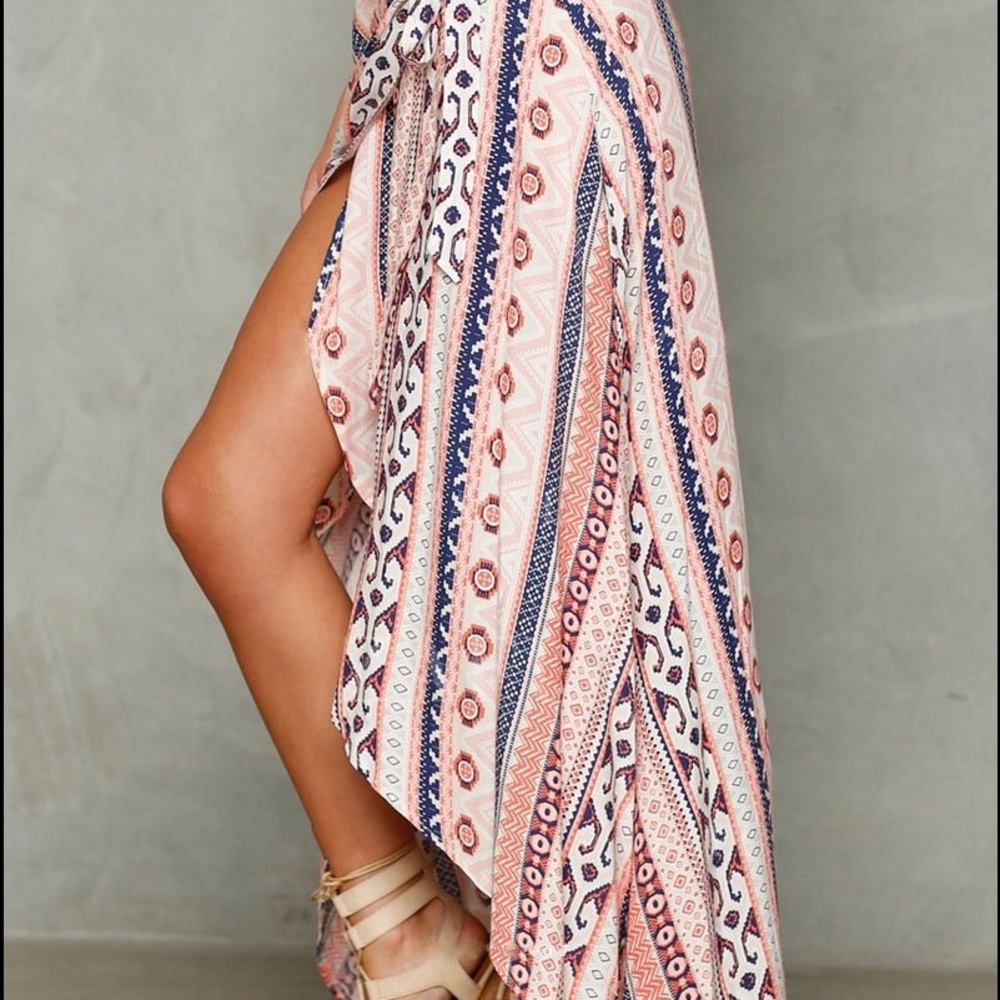 🌸Last! "Jada" || Bohemian Wrap Skirt in Blush🌸 - Picture 4 of 5