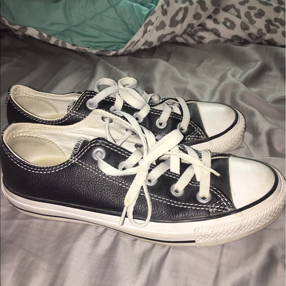 Leather Converse