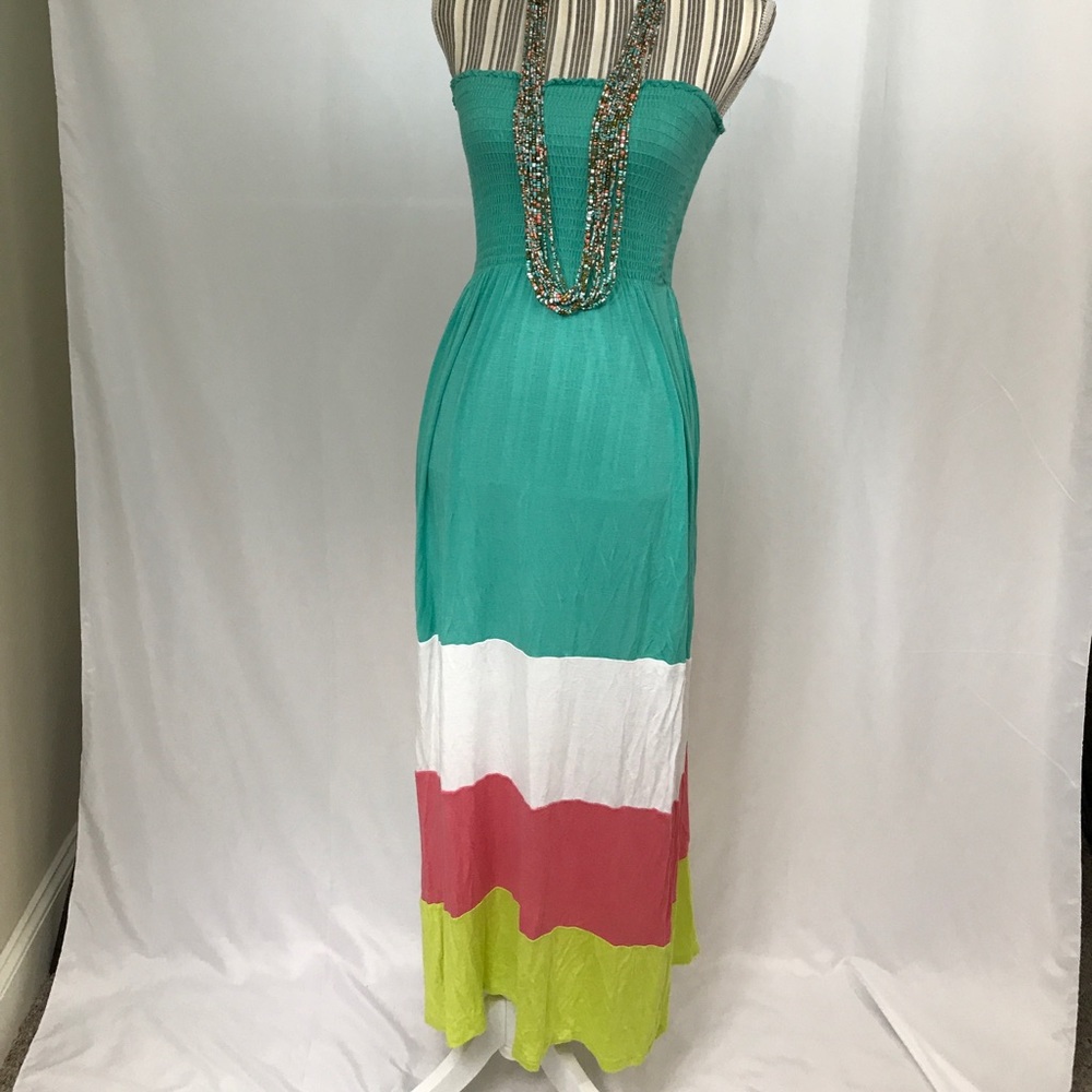 Multi color maxi dress