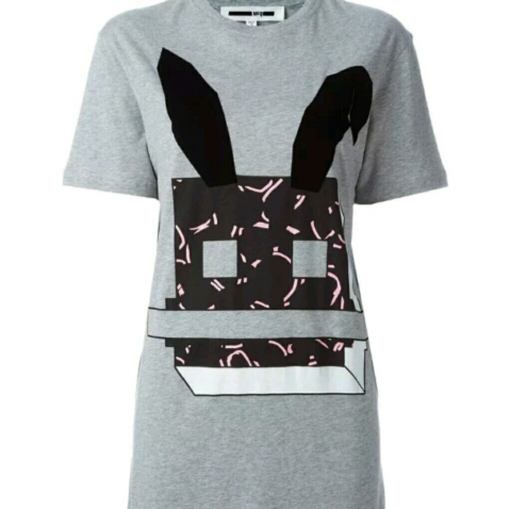Alexander​ McQueen Electro Bunny Dress