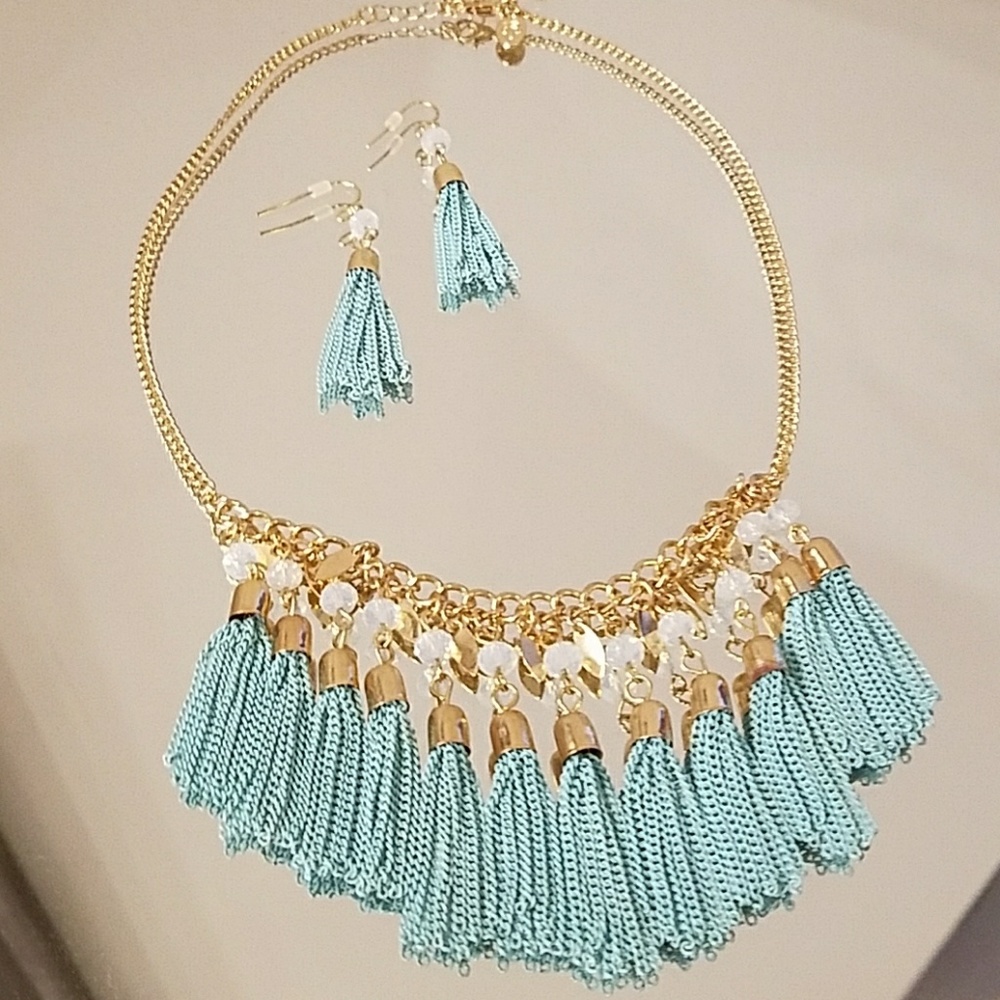 Matching Necklace and Earring Set
