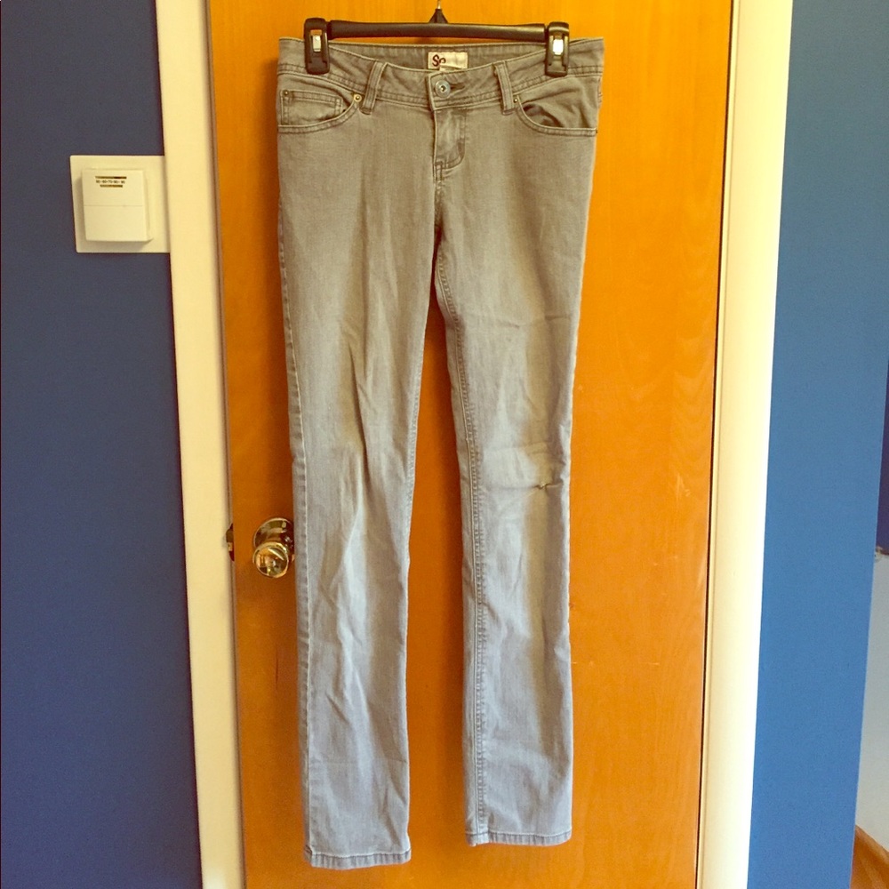 DONATED Light grey denim leggings