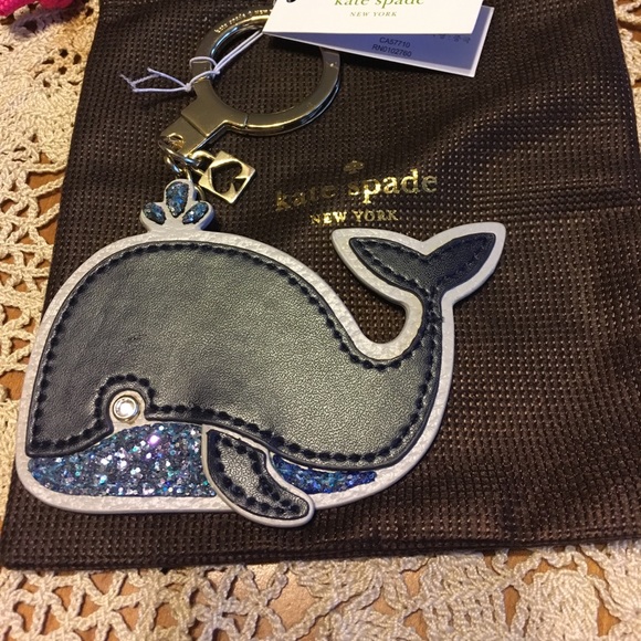 kate spade Accessories - NWT Kate Spade whale key fob